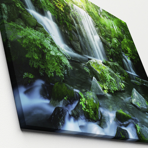 Pro Art Keilrahmenbild »Forest + Waterfall I«, Rahmen: Holzwerkstoff, natur - bunt von Pro Art