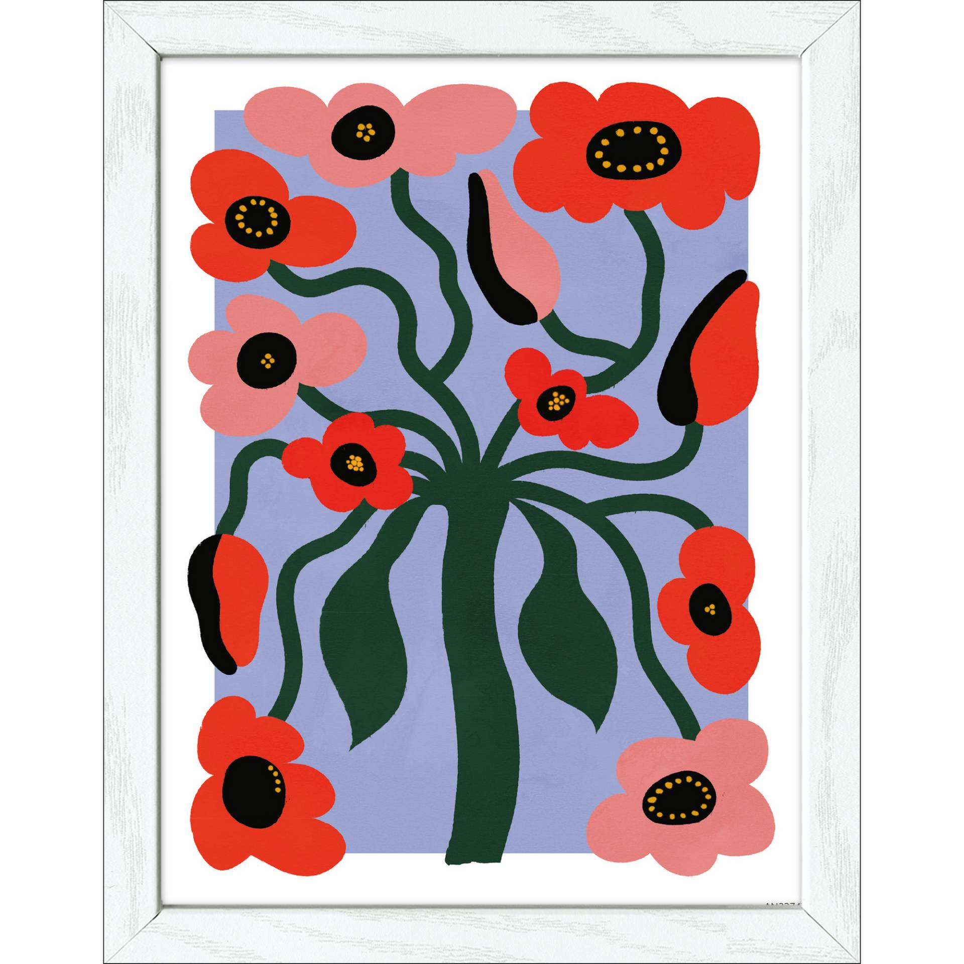 Pro-Art Kunstdruck Framed-Art 'Painted Correopsis' 19 x 24 cm von Pro-Art