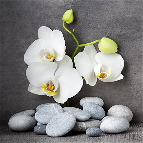 Pro-Art Wellness Slogan I Glas-Art, bunt, 20 x 20 x 1,3 cm von Pro-Art-Bilderpalette