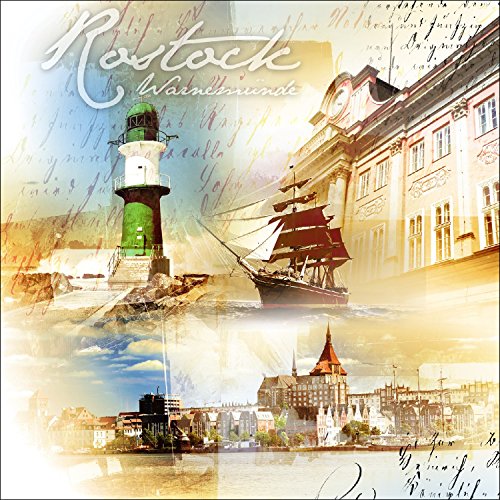 Pro-Art g1284k Wandbild Giclée 'Rostock' 70 x 70 cm von Pro-Art-Bilderpalette