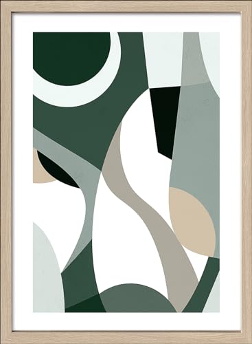 Pro-Art gerahmtes Wandbild Scandic Living Abstract In And Out I, 55x75 cm von Pro-Art