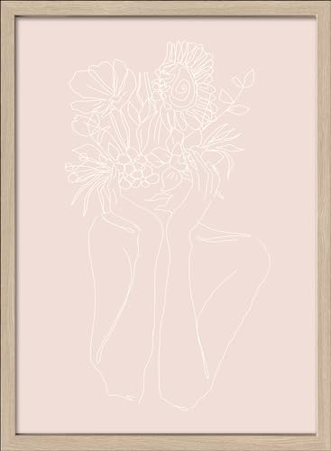 Pro-Art gerahmtes Wandbild Scandic Living Flower on the face IV, 55x75 cm von Pro-Art