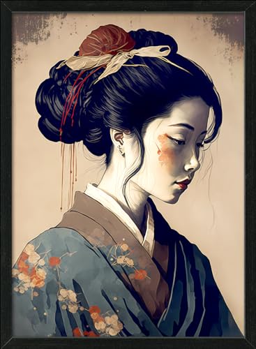 Pro-Art gerahmtes Wandbild Scandic Living Geisha II, 55x75 cm von Pro-Art