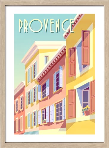 Pro-Art gerahmtes Wandbild Scandic Living Provence, 55x75 cm von Pro-Art