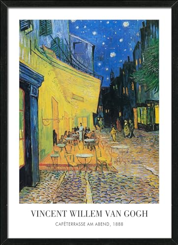 Pro-Art gerahmtes Wandbild Scandic Living Van Gogh Nachtcafe, 55x75 cm von Pro-Art