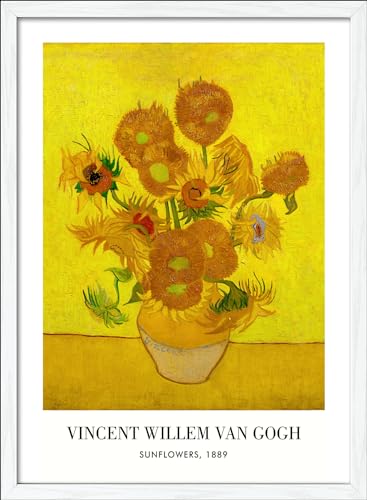 Pro-Art gerahmtes Wandbild Scandic Living Van Gogh Sunflowers 1889", 55x75 cm von Pro-Art