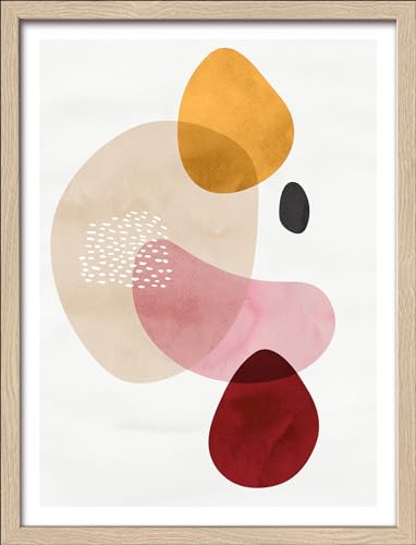 Pro-Art gerahmtes Wandbild Slim Scandic Abstract Shapes VIII, 42,5x32,5 cm von Pro-Art