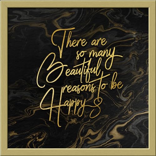 Pro-Art gerahmtes Wandbild Slim Scandic Beautiful & Gold I, 32,5x32,5 cm von Pro-Art