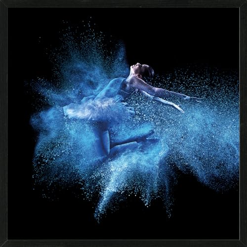 Pro-Art gerahmtes Wandbild Slim Scandic Blue Ballet Dancer, 52,5x52,5 cm von Pro-Art