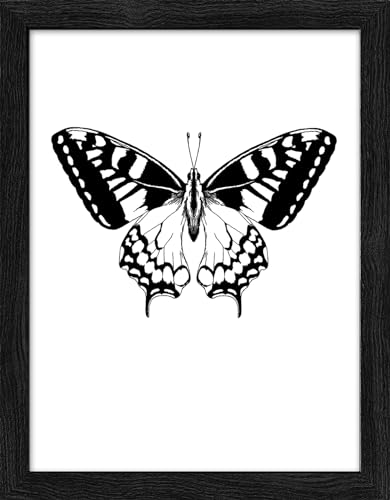 Pro-Art gerahmtes Wandbild Slim Scandic Butterfly, 24x19 cm von Pro-Art