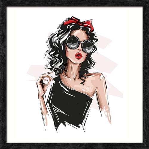 Pro-Art gerahmtes Wandbild Slim Scandic Fashion Show III, 32,5x32,5 cm von Pro-Art-Bilderpalette