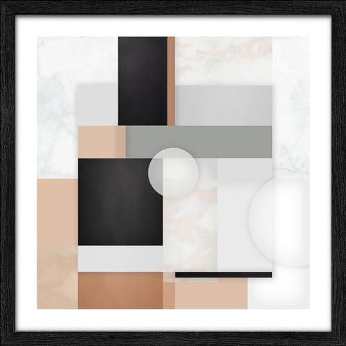 Pro-Art gerahmtes Wandbild Slim Scandic Geometric Shapes lll, 32,5x32,5 cm von Pro-Art