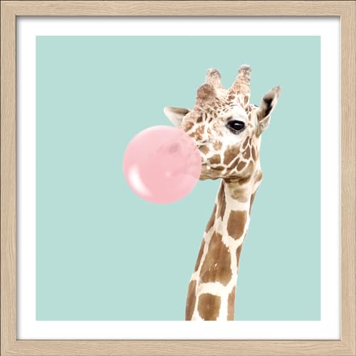 Pro-Art gerahmtes Wandbild Slim Scandic Giraffe Chewing Gum, 32,5x32,5 cm Pro-Art gerahmtes Wandbild Slim Scandic Giraffe Chewing Gum, 32,5x32,5 cm von Pro-Art-Bilderpalette