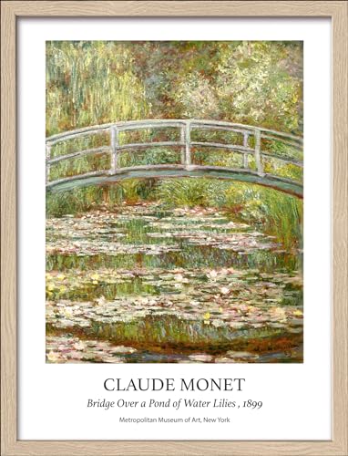 Pro-Art gerahmtes Wandbild Slim Scandic Monet Bridge, 42,5x32,5 cm von Pro-Art