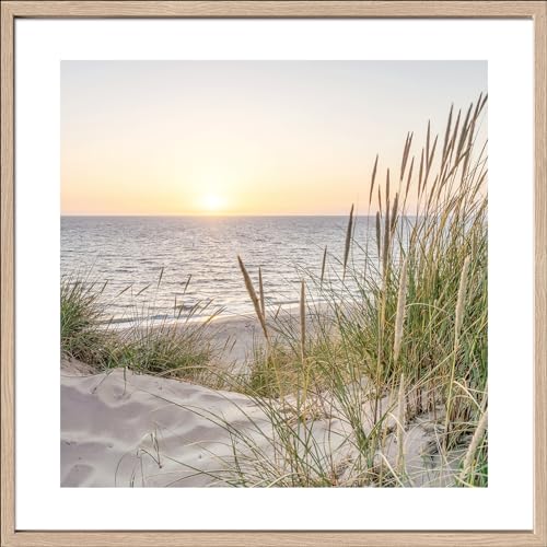 Pro-Art gerahmtes Wandbild Slim Scandic Nordic Beach Atmosphere II, 52,5x52,5 cm von Pro-Art