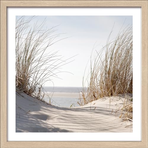 Pro-Art gerahmtes Wandbild Slim Scandic Nordic Beach Atmosphere V, 32,5x32,5 cm von Pro-Art