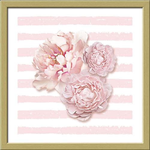 Pro-Art gerahmtes Wandbild Slim Scandic Peonies III, 28x28 cm von Pro-Art