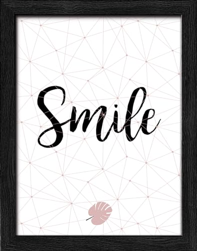 Pro-Art gerahmtes Wandbild Slim Scandic Smile, 24x19 cm von Pro-Art