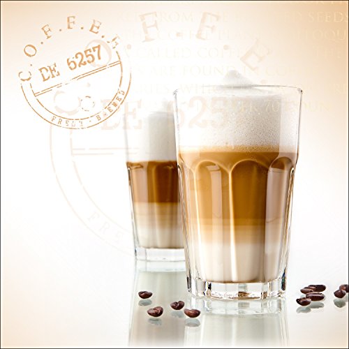 Pro-Art gla5123a Wandbild Glas-Art 'Coffee Break V' 30 x 30 cm von Pro-Art