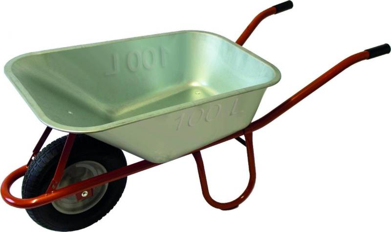 Pro-Bau-Tec Schubkarre pro-bau-tec Profi-Bau Schubkarre 100 l max. 200 kg von Pro-Bau-Tec