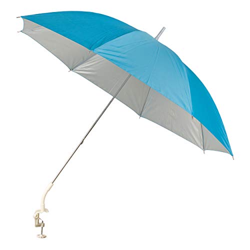 Pro Beach Garten Terrasse Balkon Strand Stuhl aufklammern Schraube Klammer Regenschirm Sonnenschirm UV Schutz Sonnenschirm Regenschirm - Blau 147400 von Pro Beach