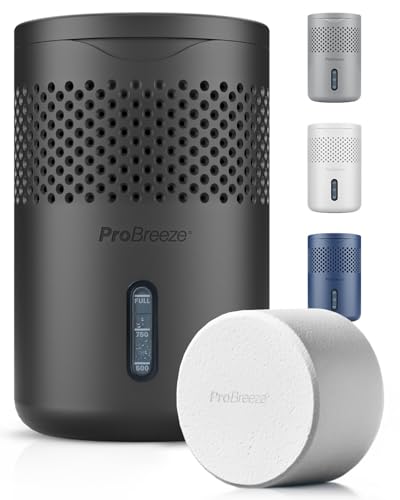 Pro Breeze Osmo Luftentfeuchter – Geräuschlos & Nachfüllbar - Raumentfeuchter für Zuhause, Schlafzimmer, Kleiderschrank, Auto – Mini Luftentfeuchter ohne Strom - 700g Tablette (bis zu 100 Tage) von Pro Breeze