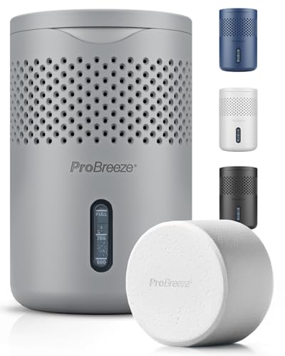 Pro Breeze Osmo Luftentfeuchter – Geräuschlos & Nachfüllbar - Raumentfeuchter für Zuhause, Schlafzimmer, Kleiderschrank, Auto – Mini Luftentfeuchter ohne Strom - 700g Tablette (bis zu 100 Tage) von Pro Breeze
