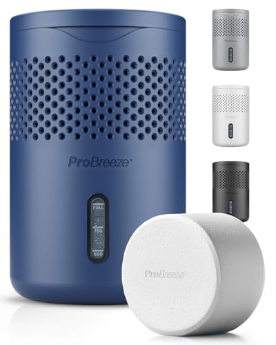 Pro Breeze Osmo Luftentfeuchter – Geräuschlos & Nachfüllbar - Raumentfeuchter für Zuhause, Schlafzimmer, Kleiderschrank, Auto – Mini Luftentfeuchter ohne Strom - 700g Tablette (bis zu 100 Tage) von Pro Breeze