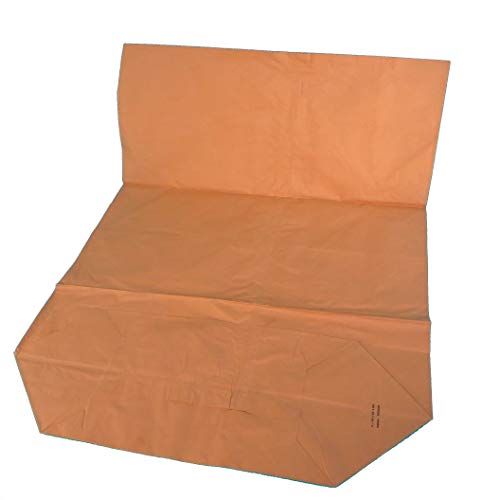 100 Bio Papiermüllsäcke Papiersäcke Abfallsäcke Müllsäcke Mülltüten Papier 120l braun neutral 2-lagig 700x850mm von Pro DP