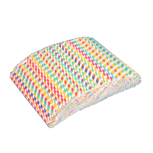 Pro DP 1000 Bio Papiertrinkhalme Strohhalme Trinkröhrchen bunt gestreift Ø6mm 22cm lang farbig gemischt von Pro DP