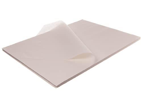 12,5kg Pergamentersatz Einschlagpapier Frischhaltepapier Metzgerpapier weiß 50g/m² fettdicht biologisch abbaubar versch. Zuschnittsgrößen wählbar - Inkl. VerpackG in D (1/2 50x75cm) von Pro DP