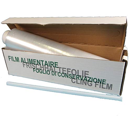 4x Frischhaltefolie Klarsichtfolie PE Folie 45cm 300m Großrolle in praktischer Spender Box 4x Frischhaltefolie Klarsichtfolie PE Folie 45cm 300m Großrolle in praktischer Spender Box von Pro DP