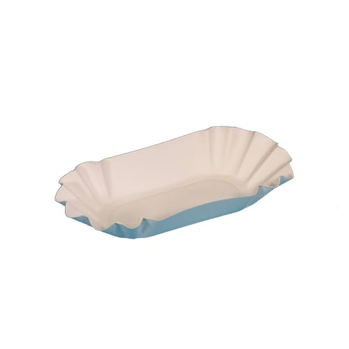 Pro DP 2000 Bio Frischfaser Pappschalen 10x17x3cm Imbissschalen Currywurstschalen Pommesschalen Snackschalen Bio Frischfaser von Pro DP