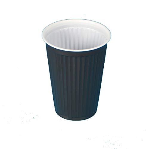 Pro DP 3000 Automatenbecher Vendingbecher Thermobecher Plastikbecher 0,18l 180ml 4,1g braun/weiß Recycelbar - Inkl. Verpackungslizenz in D von Pro DP