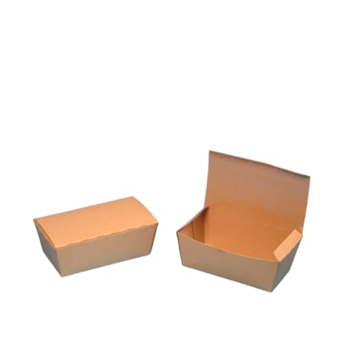 Pro DP 500 Bio Snackboxen Chickenboxen Nuggetbox Imbiss Foodbox 140/124x80/65x50mm Papier braun mit kunststofffreier Fettbarriere Pro DP 500 Bio Snackboxen Chickenboxen Nuggetbox Imbiss Foodbox 140/124x80/65x50mm Papier braun mit kunststofffreier Fettbarriere von Pro DP
