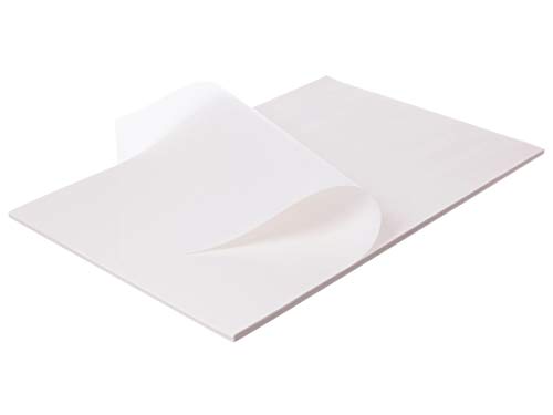 500 Blatt Backtrennpapier Backpapier Trennpapier weiß im Spenderkarton - verschiedene Zuschnitte/Größen zur Auswahl (57x78cm) von Pro DP
