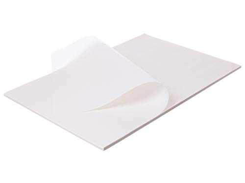 500 Blatt Backtrennpapier Backpapier Trennpapier weiß im Spenderkarton - verschiedene Zuschnitte/Größen zur Auswahl (57x98cm) von Pro DP