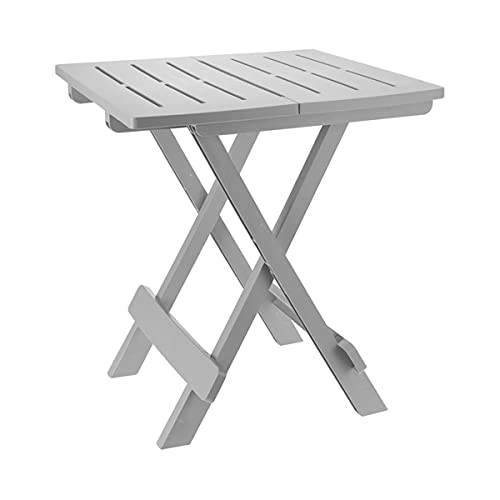 Klapptisch Gartentisch Klappbar Terrassen Campingtisch Beistelltisch 50x45x43cm Grau (Grau) von PRO GARDEN