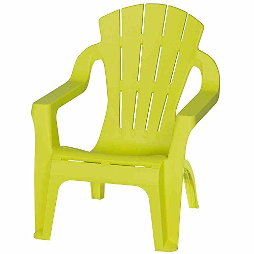 Progarden Mini-Selva Kinder-Deckchair, Kunststoff, lime, 37 x 39.5 x 44.5 cm, 6156 von PRO GARDEN