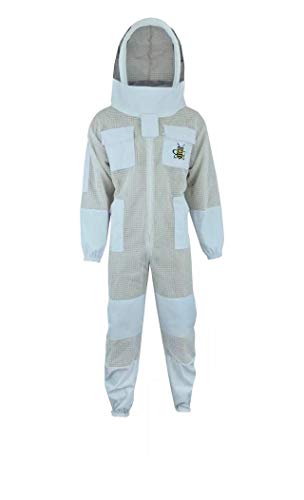 Pro Gear FVS Ultra belüfteter Bienenzuchtanzug, 3 Lagen, Unisex, Netzstoff, Astronauten-Stil, Schleier abnehmbar (4XL) von Pro Gear