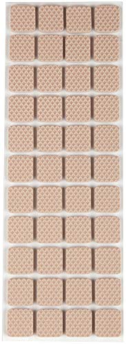 Möbelgleiter Bodengleiter beige selbstklebend in rund und eckig auswählbar (Eckig 20 x 20 mm) von Pro Home