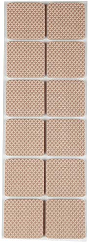 Möbelgleiter Bodengleiter beige selbstklebend in rund und eckig auswählbar (Eckig 40 x 40 mm) von Pro Home