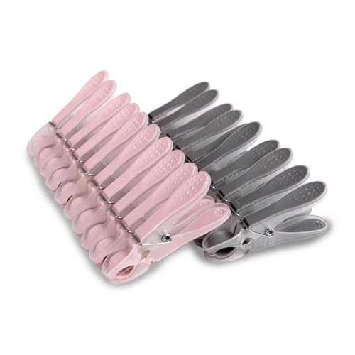 Praktisches Wäscheklammer Set Kunststoff Stabile, Langlebige Klammer, starker Halt, Haushaltsklemme - Anthrazit Rosa Praktisches Wäscheklammer Set Kunststoff Stabile, Langlebige Klammer, starker Halt, Haushaltsklemme - Anthrazit Rosa von Pro Home