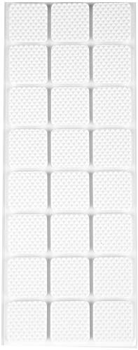 Pro Home Möbelgleiter Bodengleiter weiß selbstklebend in rund und eckig auswählbar (Eckig 28 x 28 mm) von Pro Home