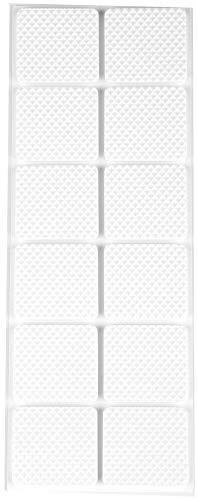 Pro Home Möbelgleiter Bodengleiter weiß selbstklebend in rund und eckig auswählbar (Eckig 40 x 40 mm) von Pro Home