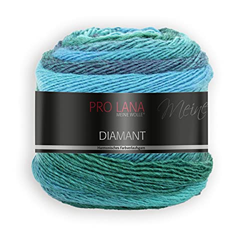 Pro Lana/theofeel Lana Diamant color 80, harmonische Farberlaufswolle zum Stricken oder Häkeln für Nadelstärke 3,5-4,5 mm, 2784870, 150g, 525m, Nadelstärke 3,5-4,5mm Pro Lana/theofeel Lana Diamant color 80, harmonische Farberlaufswolle zum Stricken oder Häkeln für Nadelstärke 3,5-4,5 mm, 2784870, 150g, 525m, Nadelstärke 3,5-4,5mm von theofeel