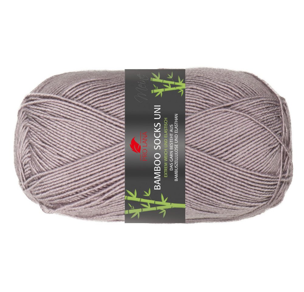 Pro Lana BAMBOO SOCKS Häkelwolle, 400 m (seidenweiche und vegane 4-fach Sockenwolle), 100 g von Pro Lana