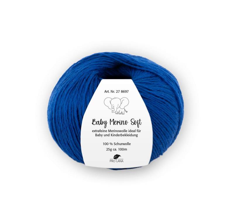 Pro Lana Baby Merino soft Häkelwolle, 100 m (Baby Merino Soft Wolle, zartes Gefühl auf der Babyhaut), 25 g von Pro Lana