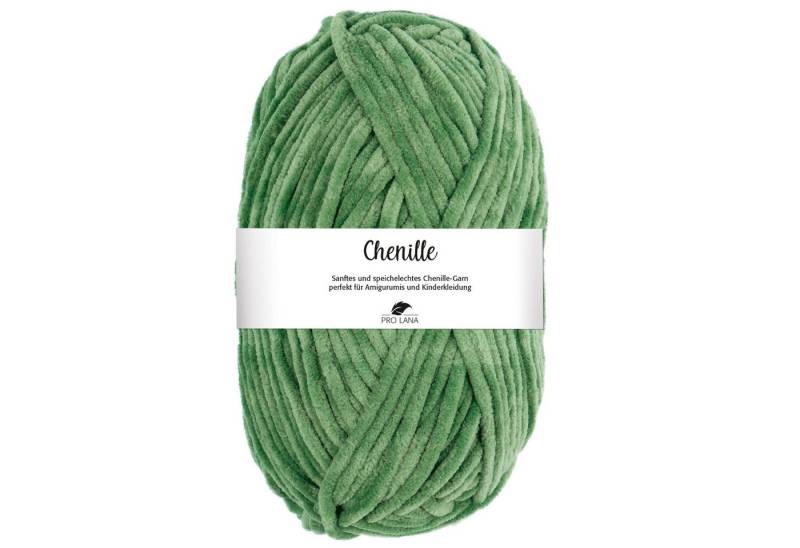 Pro Lana CHENILLE Wolle Häkelwolle, 110 m (samtig weiche und stabile Chenille Wolle), 100 g von Pro Lana