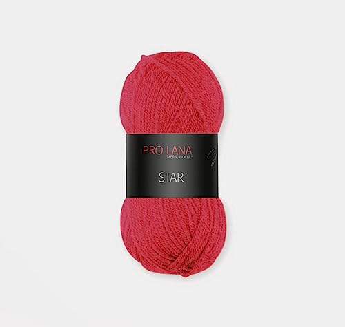 STAR - 50g - Farbe: 30, rot (20 Farben erhältlich) von Prolana